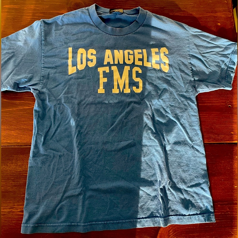 VINTAGE & RARE Famous Stars & Straps LOS ANGELES T-shirt size L - Travis Barker